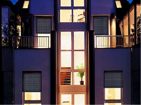 Window mounted shutters PVC