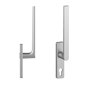 Handle HS Sobinco EDGE outside with PZ-cylinder